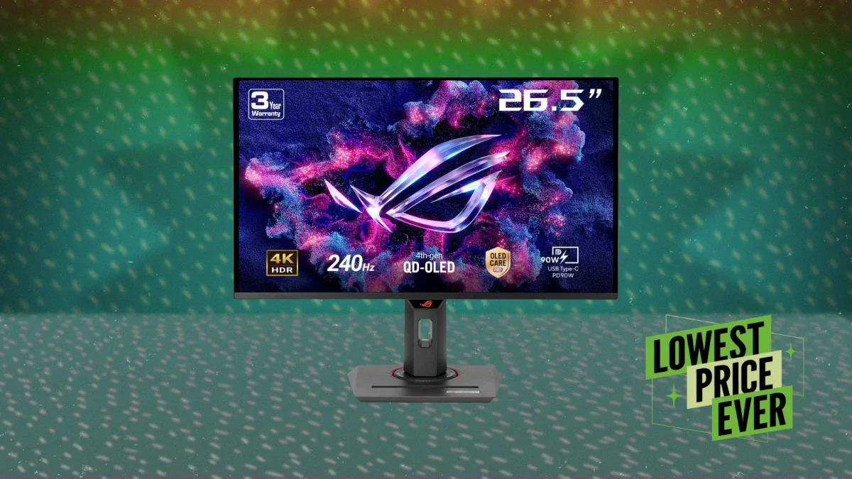 Лучший 4K OLED игровой монитор от Asus вернулся к самой низкой цене