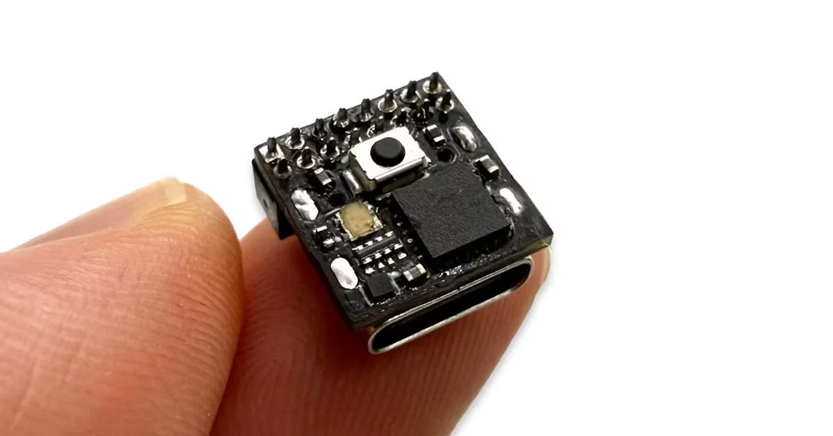 Моддо представила самую маленькую плату Arduino, которая помещается на кончике пальца