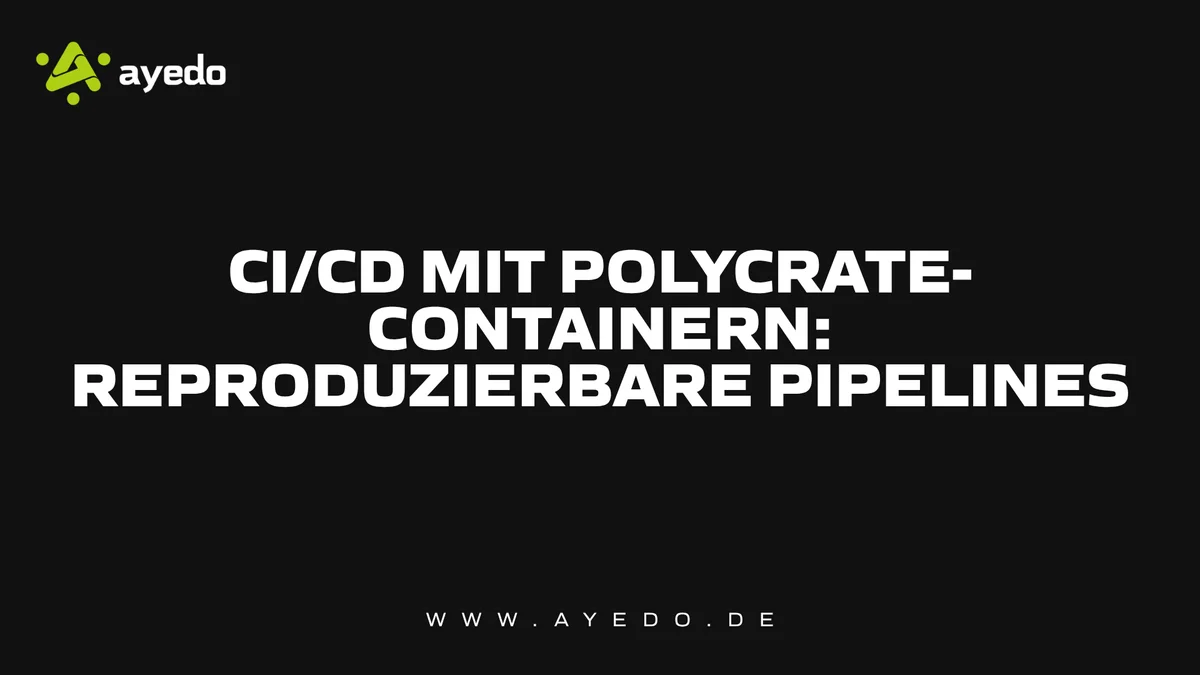 Репродуцируемые CI/CD-пайплайны с помощью Polycrate-контейнеров