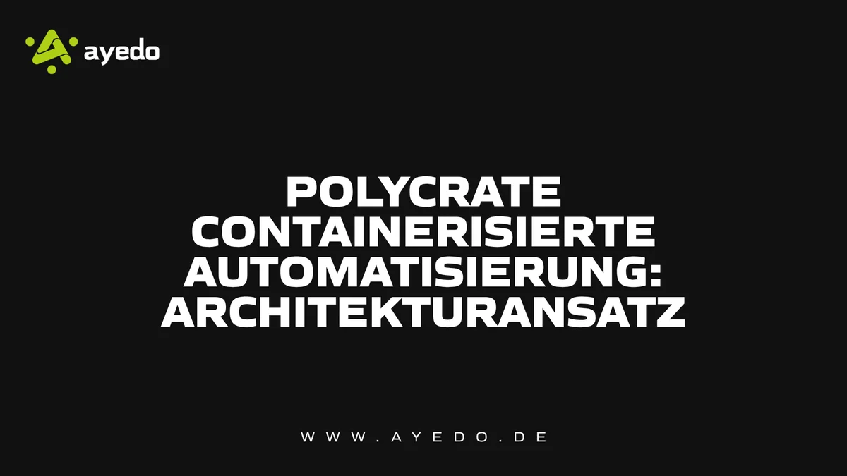 Модульная автоматизация: архитектурный подход Polycrate